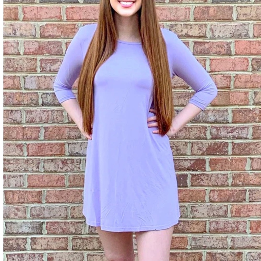 Lavender Piko Dress